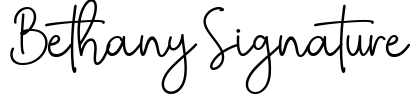 Bethany Signature