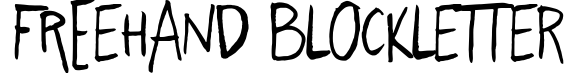 Freehand Blockletter