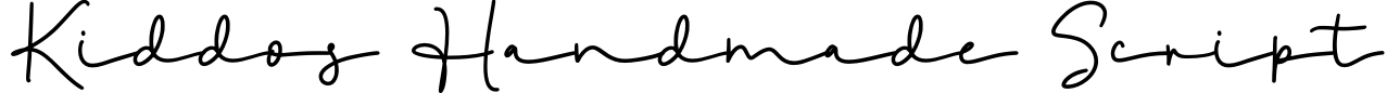 Kiddos Handmade Script