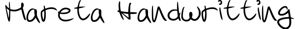 Mareta Handwritting