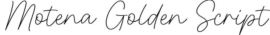 Motena Golden Script