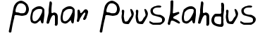Pahan Puuskahdus