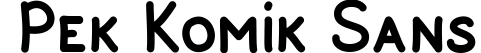 Pek Komik Sans