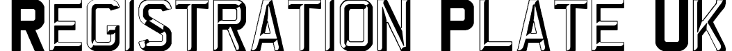 Registration Plate UK