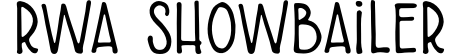 RWA Showbailer