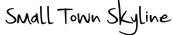 Small Town Skyline