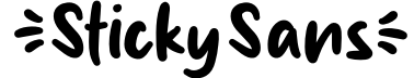 Sticky Sans