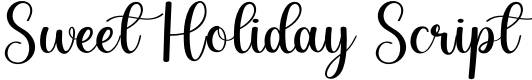 Sweet Holiday Script