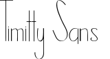 Timitty Sans
