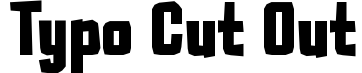 Typo Cut-Out