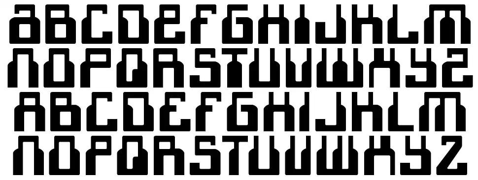 1968 Odysseyfont specimens
