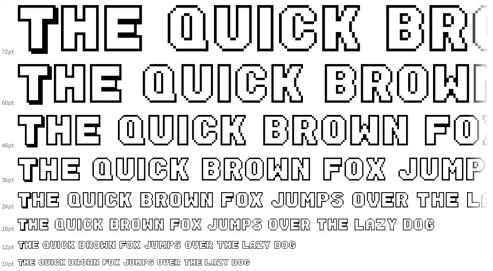 1UP!font waterfall