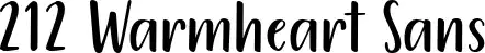 212 Warmheart Sans