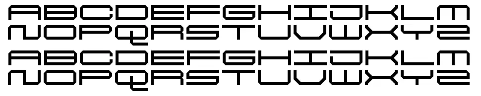 5 Final Frontierfont specimens