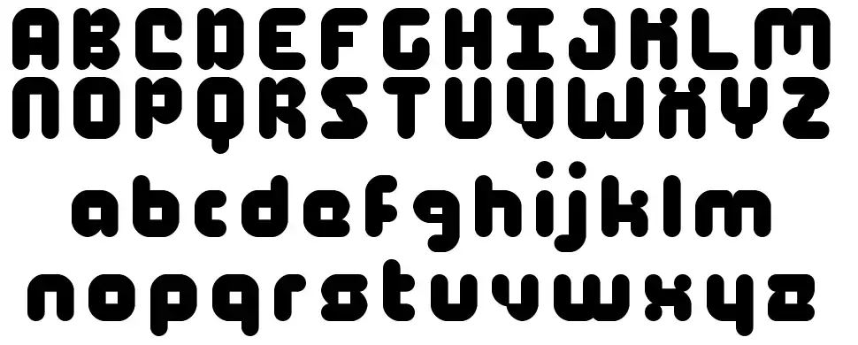 5 Maachfont specimens