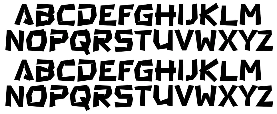 A Art Paperfont specimens