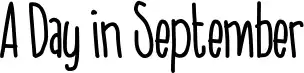 A Day in September
