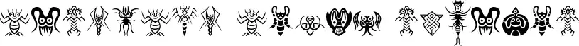 Abstract Alien Symbols