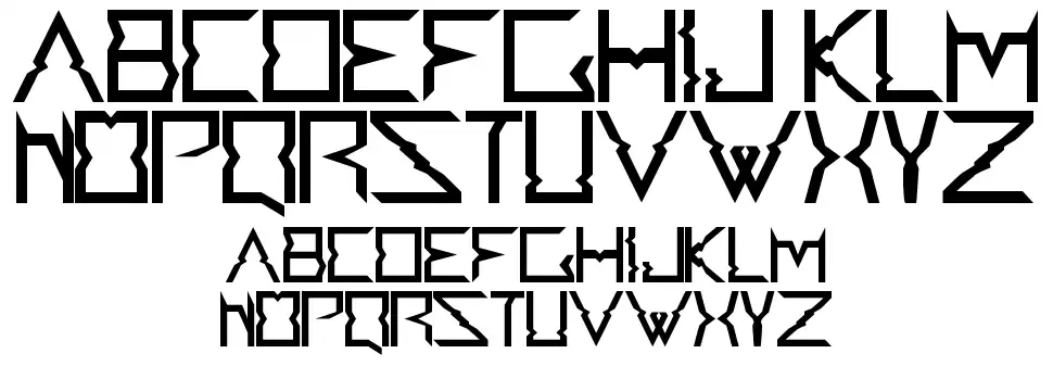Accedentfont specimens