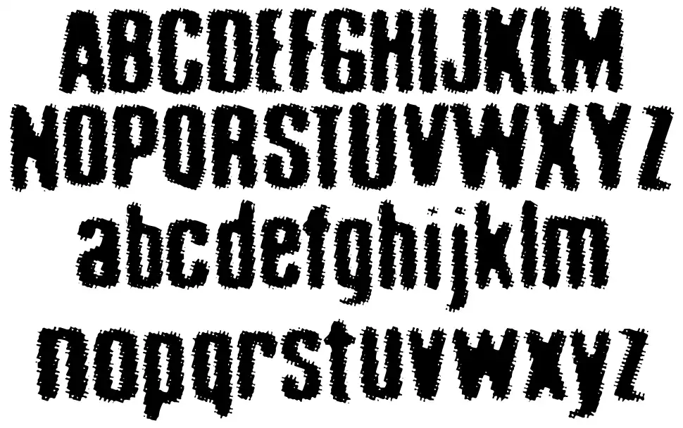 Acid Refluxfont specimens
