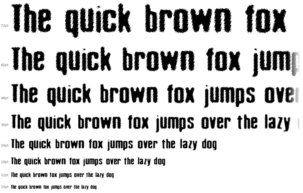 Acid Refluxfont waterfall