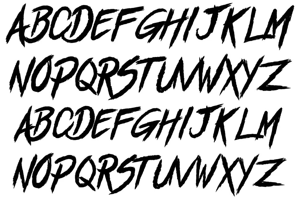 Act Of Rejectionfont specimens