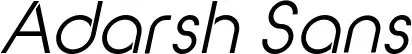 Adarsh Sans