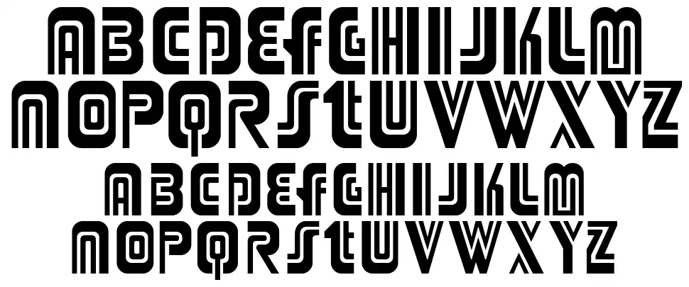 Adriator-Regularfont specimens