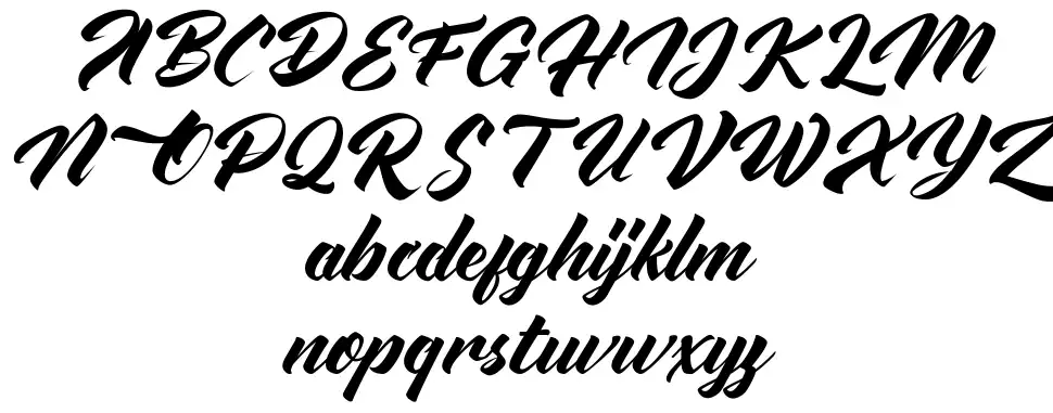 Advectionzfont specimens