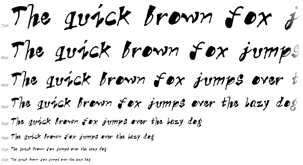 Aks funky trunkyfont waterfall