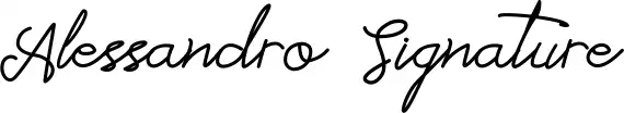 Alessandro Signature