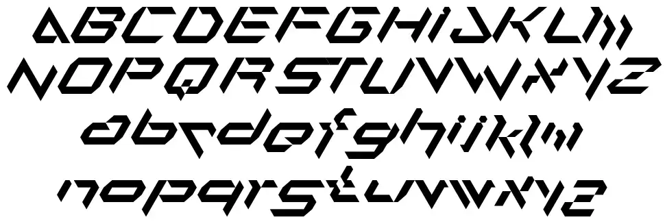 Alfamesh 001font specimens