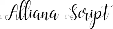 Alliana Script