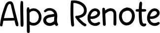 Alpa Renote