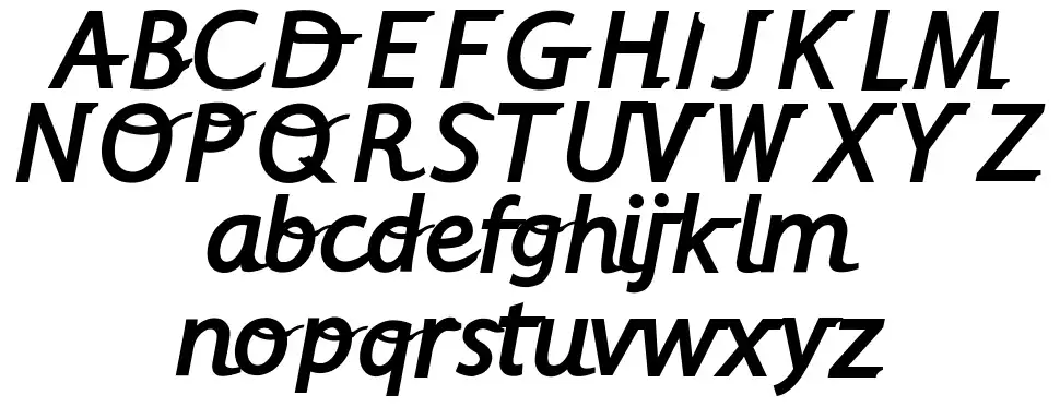 Alpha Crispfont specimens