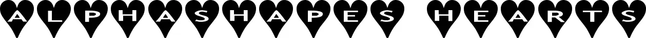AlphaShapes Hearts