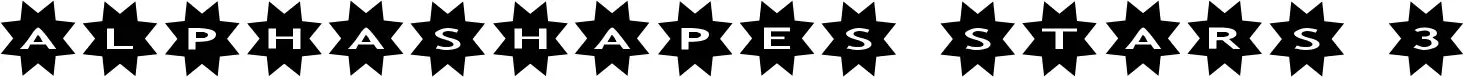 AlphaShapes stars 3