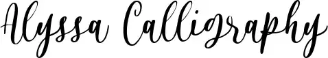 Alyssa Calligraphy