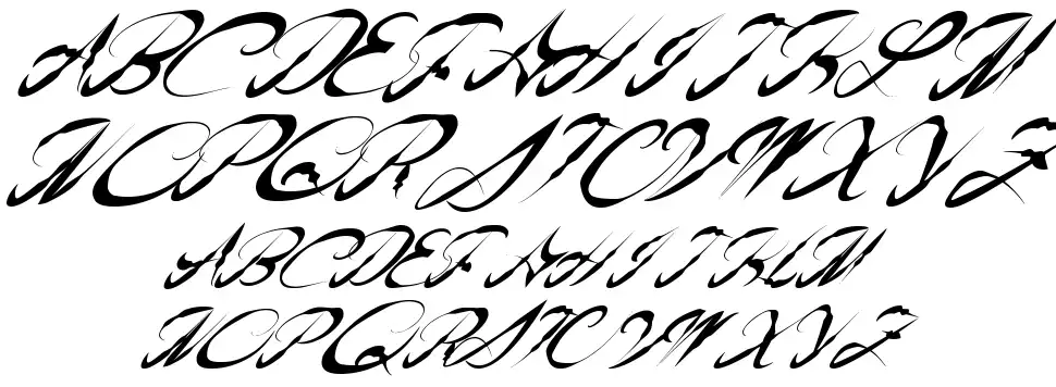 American Westernfont specimens