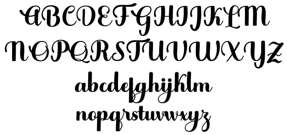 Andmeshfont specimens