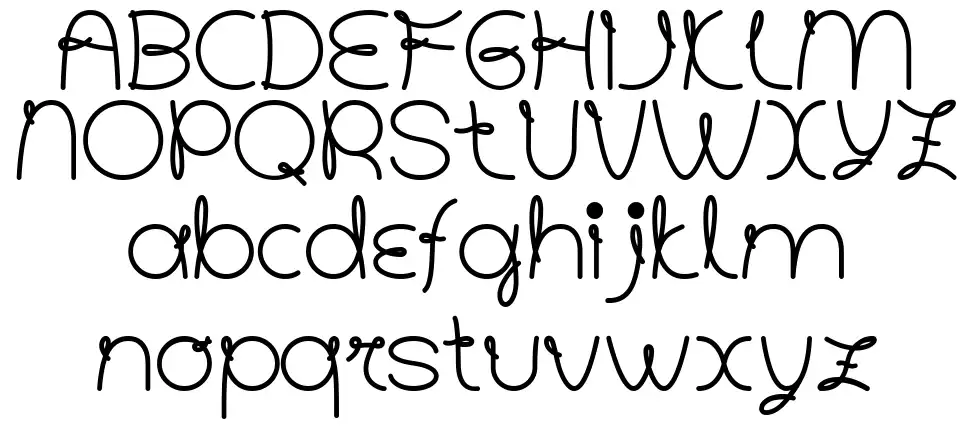 Angolettafont specimens