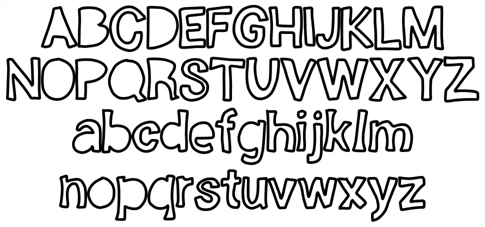 Anonymousfont specimens