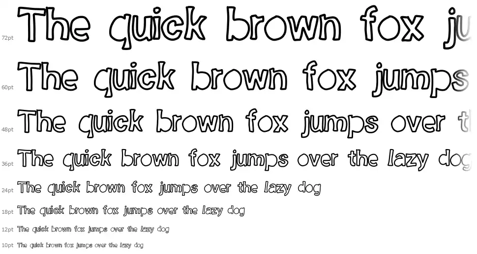 Anonymousfont waterfall