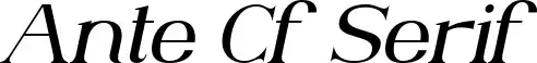 Ante Cf Serif