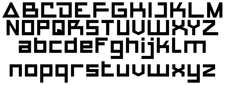 Apollo Rocketfont specimens
