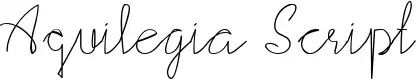 Aquilegia Script