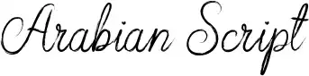 Arabian Script