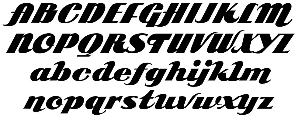 ARB 85 Poster Script JAN-39font specimens