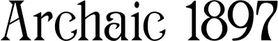 Archaic 1897