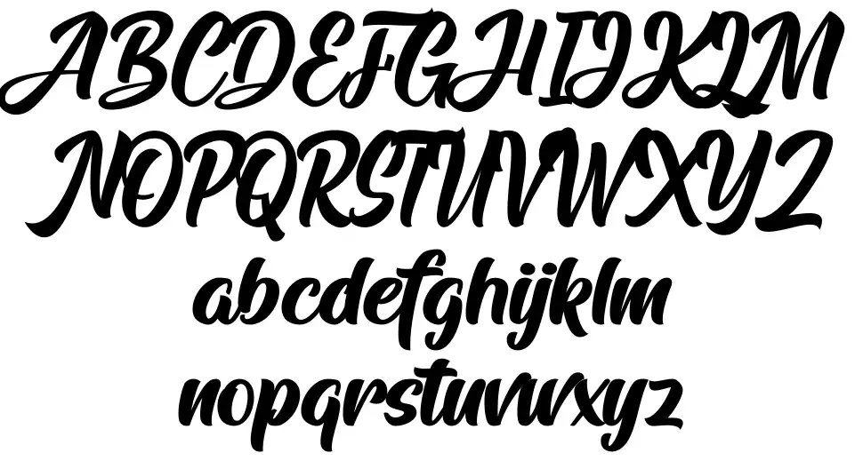 Arfelick Featherfont specimens